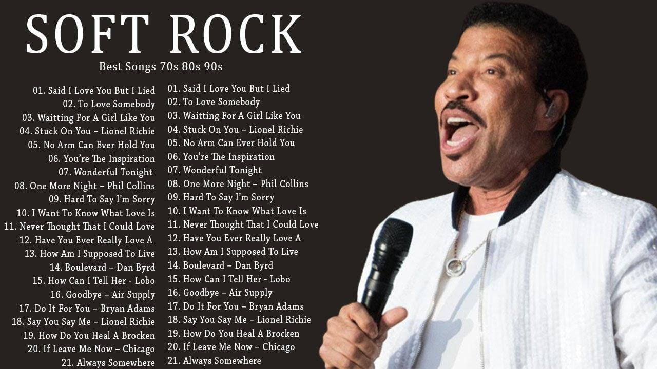 Lionel Richie, Michael Bolton, Air Supply, Bread .. Greatest Hits soft Rock love songs 70s, 80s, 90s