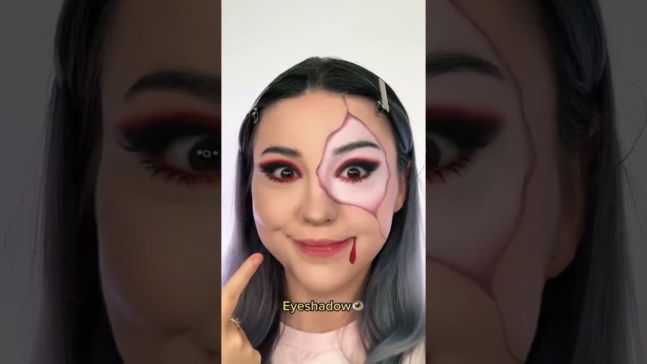 Filters pick my Halloween makeup 👀👻