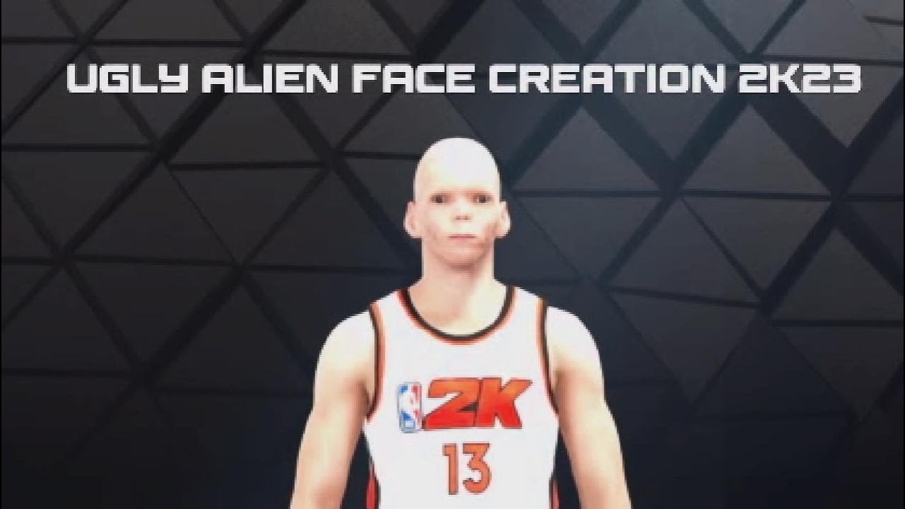 NBA 2K23 Ugly Alien face creation 🤢
