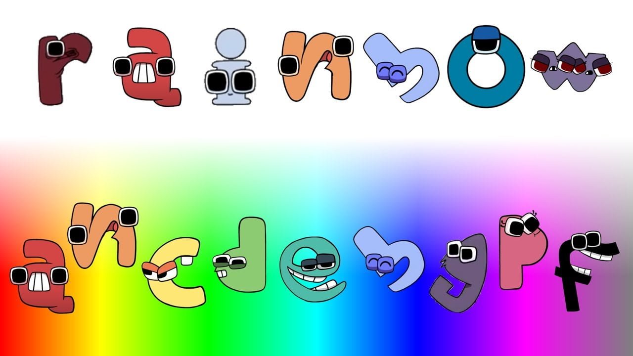 Lowercase Alphabet Lore but it's in Rainbow Order (Pre-Epilogue)