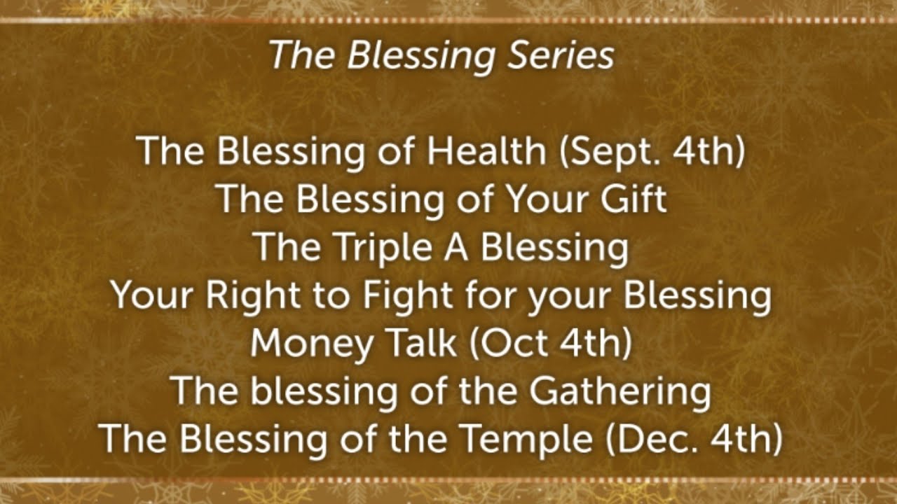 The Blessing: the Conclusion of the Matter