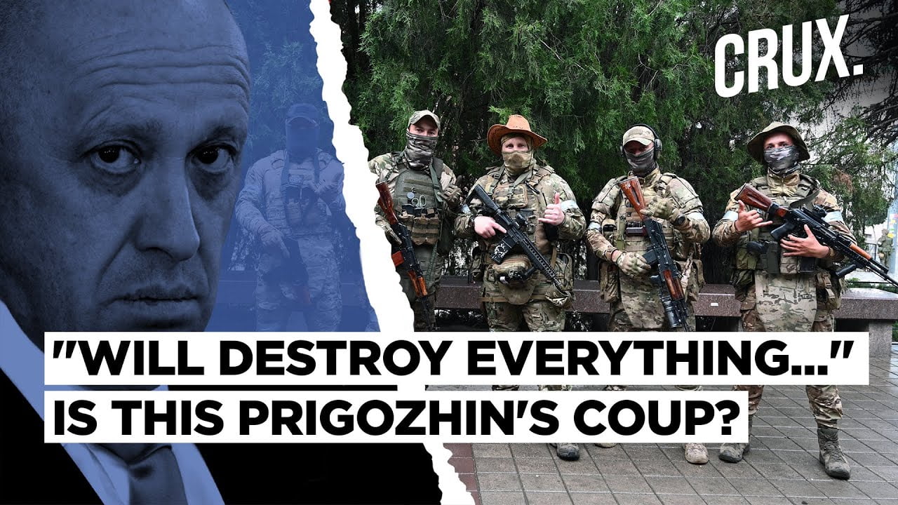 Putin Faces Mutiny | Prigozhin Aims To March To Kremlin, Tanks Out In Moscow, Wagner Coup In Russia?