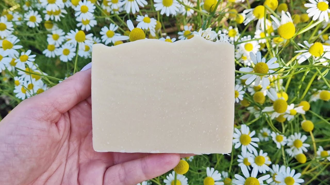 How to Make Chamomile Soap (all-natural cold process recipe)