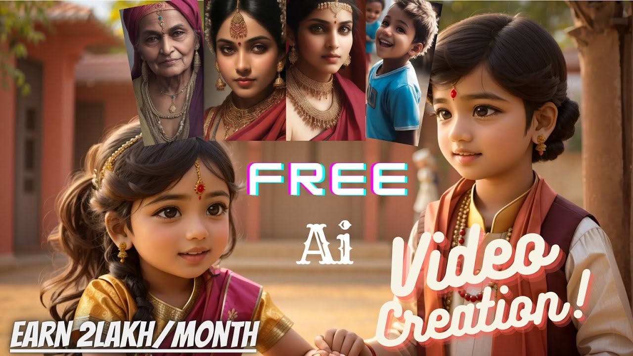 Best way to Make Free Videos Using AI  Without Face & Voice  Earn ₹2 Lakh  Month
